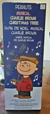 Charlie Brown Musical Christmas Tree 24" Peanuts New