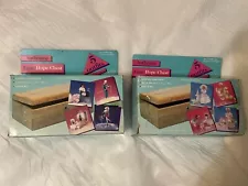 Lot of 2 Totsy Lane Cedar Hope Chest w/Barbie Doll Clothes & Accessories