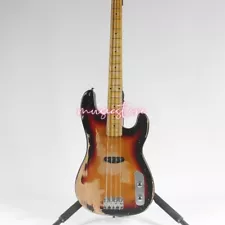 4 Strings Relic 3TS PB Electric Bass Guitar Basswood Body Single Pickup for Sale