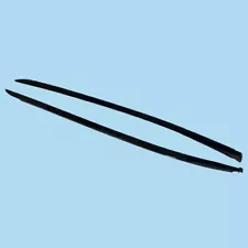 Exterior A-Pillar Trim Piece Set Black OEM 06-12 Bentley Continental Flying Spur (For: 2006 Bentley Flying Spur)