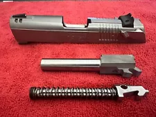 Ruger P 95 DC 9mm Slide Barrel & Recoil Spring See Pics Nice Stainless Steel