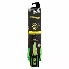 Surfboard Premium LONGBOARD ankle leash ocean & earth 9' foot COLOR LIME