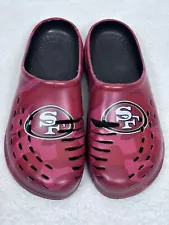 San Francisco 49ers Niners NFL Mens Tonal Clog Shoe Men’s Large 11-12 Foco Camo