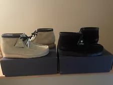 clarks wallabee wu wear wu tang Maple And Black Both Size 9.5 New!