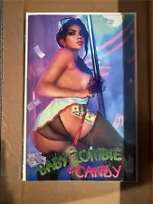 BABY ZOMBIE & CANDY #1 MYCHAELS EXCLUSIVE TOPLESS COVER LTD 50