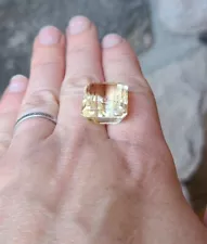 30.81 Ct Light Citrine Loose Stone!! absolutely stunning!!