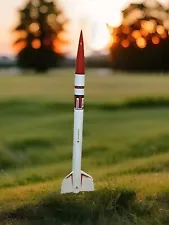 ESTES CHEROKEE Flying Model Rocket 24 Inches Tall Rocket Only. Hard To Find