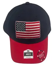 OHT Operation Hat Trick USA American Flag Adjustable Baseball Hat Cap