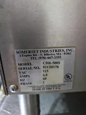 Somerset CDR-500 Electric Dough Sheeter Front or Side Operation - Stainless