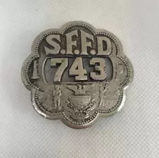 Obsolete San Francisco Fire Department Badge