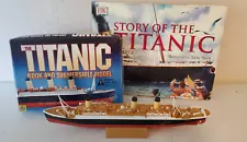 Titanic Submersible Model With Stand & Box with Illustrated Book