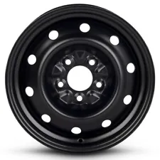 New Wheel For 2001-2007 Chrysler Town & Country 15 Inch Black Steel Rim