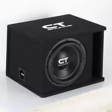 Used CT Sounds TROPO-1X12D2 Single 12" 1300W Loaded Ported Car Subwoofer Box