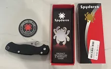 Spyderco para 2 Military Black Knife