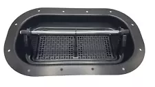 8" x 13-3/8" Black Horse Trailer Vent With 1/4 Tall Trim Garnish