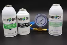 Arctic Air for R22a, Proseal XL4 for R22, Prodry XL4 for R-22a systems and gauge