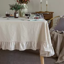 ruffled tablecloths for sale