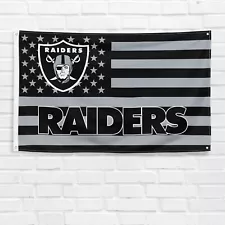 For Las Vegas Raiders Football Fans 3x5 ft American Flag Gift Oakland Banner