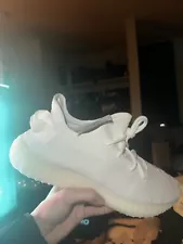 triple white yeezys for sale