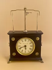 Vintage Horolovar Flying Pendulum Clock