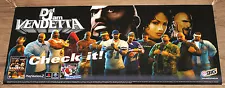 2003 Def Jam Vendetta very rare Promo Poster PS2 Gamecube 85x35cm