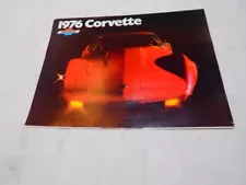 1976 Chevrolet Corvette Sales Brochure Original NOS