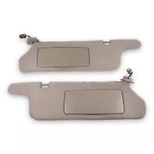 1995-1999 Toyota Avalon Driver & Passenger Side Sun Visor Pair Lighted Taupe