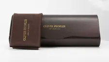 New Authentic OLIVER PEOPLES GLASSES CASE, CLEANING CLOTH