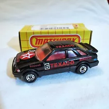 Matchbox 40 Sierra XR4TI Black With Box 1:64 Scale For Sale