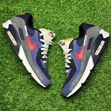 Nike Air Max 90 SE Running Club Deep Royal Mens Sneaker Size 9.5 DC9336-400 AMRC