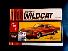 Model Kit 1969 Buick Wildcat Hardtop 3n1 Kit AMT Retro Deluxe Edition 1:25