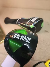 Bombtech Golf Grenade Driver 460cc 10.5° Stiff Flex Graphite RH With Sleeve