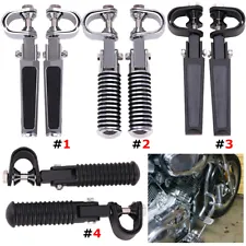 1"~1-1/4" Engine Guard Highway Bar Crash Foot Pegs Motorcycle For Harley Suzuki (For: Suzuki)