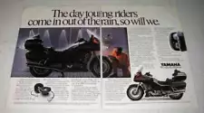 1986 Yamaha Venture Royale Motorcycle Ad - Out of Rain