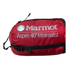 MARMOT Aspen Min 40 Degree XLT Synthetic Summer Sleeping Bag 88.5 x 31.5/2lbs