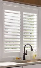 PLANTATION SHUTTERS - CUSTOM MADE TO SIZE - DIY- WINDOW COVERING