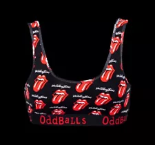 Bralette by Oddballs Size M The Rolling Stones Tongue Official Merchandise