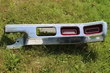 Right passenger side rear bumper half for 1969 Chevy Impala Caprice