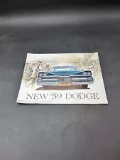 1959 Dodge Prestige Sales Brochure- Original Dealership