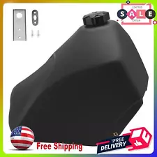 NEW Plastic 3.2 Gal Large Fuel Tank Black Fit Kawasaki KLR 250 KLR250 1985-05