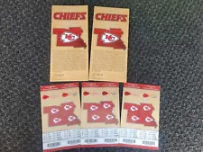 Kansas City Chiefs 2008 honoring Chiefs Kingdom season tickets game 1 & 2