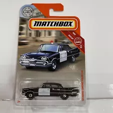 Matchbox ‘59 Dodge Coronet Police Car Metal Parts MBX Rescue #15/20 NIP Black