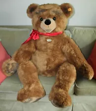 THE BIGGEST! STEIFF Teddy Bear BOBBY 53" Tall! GENTLE GIANT SERIES Studio 500411