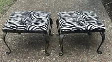 Zebra Print Stools