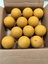 4 Dozen= 48 Used Pro-Nine 9" Dimpled Baseballs for BP