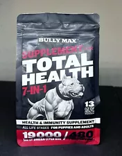 Bully Max Supplement for Total Health 7 in 1 All Life Stages 13 oz.- EXP 10/2026