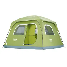 VEVOR Camping Tent Camp Tent 10x9x6.5 ft for 6 Person Waterproof Lightweight