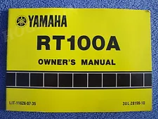 YAMAHA RT100A RT100 A DIRT BIKE MOTORCYCLE OWNERS SERVICE MANUAL LIT-11626-07-35