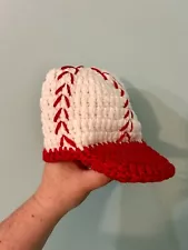 Crochet Infant Baseball Hat