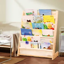 Children Kids Book Shelf Storage Rack Organizer Bookcase Bookshelf Display Holde